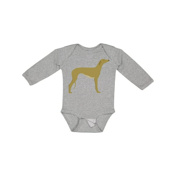 Inktastic Greyhound Boys or Girls Long Sleeve Baby Bodysuit