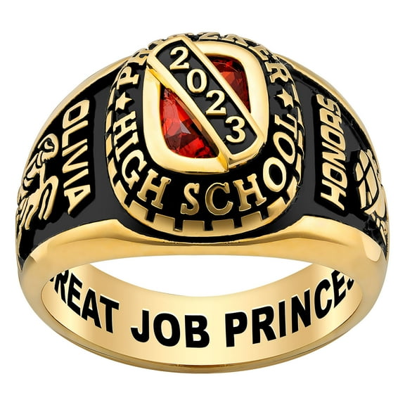 Order Now for 2025 Graduation, Freestyle Women's Bridge Birthstone Class Ring Celebrium, Personalized, High School or College Graduation