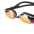 thumbnail image 6 of Mirrored Goggles Adjustable Scale Strap Anti-fog Anti-UV Silicone Swim Goggles for Adult Men Women, 6 of 9