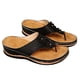 thumbnail image 3 of Sandalias de playa casuales para mujer con zapatillas de casa con soporte para el arco para interiores y exteriores, 3 of 9