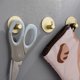 thumbnail image 3 of Bathroom Hooks Self-Adhesive Gold - 4 Pieces Towel Hooks Wall Hooks Clothes Hooks To Stick Strong 4.5*4.5*2.5cm, 3 of 5