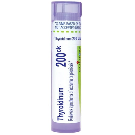 Boiron Thyroidinum 200CK, Homeopathic Medicine for Symptoms Of Eczema Or Psoriasis, 80 Pellets
