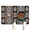 White-100, variant on Boho Retro Floral Pet Feeding Mat-Absorbent Pet Placemat for Food and Water Bowl, with Waterproof Rubber Backing, Quick Dry Water Dispenser Mat for Dog and Cat (16"x24")