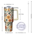 thumbnail image 2 of OBREWU Pioneer Flower Tumbler with Handle and Lid,40oz Pioneer Flower Double Wall Vacuum Insulated Tumbler,Pioneer Flower Cups Gift for Women and Men, 2 of 7