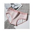 thumbnail image 4 of Calzoncillos de mujer Mezclas de algodón Ropa interior clásica clásica elástica y transpirable con e Abanopi Rosa oscuro L, 4 of 6