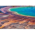 thumbnail image 2 of Sienda, Jolly 24x17 Black Ornate Wood Framed with Double Matting Museum Art Print Titled - Yellowstone National Park-USA-Wyoming Grand Prismatic Spring-Midway Geyser Basin, 2 of 4