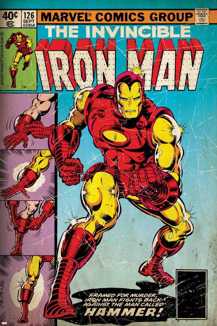 Marvel Comics Retro The Invincible Iron Man Comic Book Cover No126