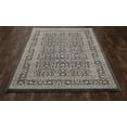 thumbnail image 3 of Art Carpet 841864106824 2 x 8 ft. Kensington Collection Microfloral Border Woven Area Rug, Gray, 3 of 3
