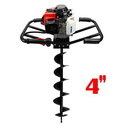 Gas Powered Post Hole Digger 71CC 2Stroke Auger Borer Fence Drill 4"/6"/8" Bits 
