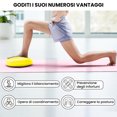 thumbnail image 3 of Round Balance Board with Pump Thick Yoga Fitness Inflatable Seat Pad Foot Massage Pain Relief Wiggle Cushion Kids Adults Sensory Balance Disc, 3 of 8