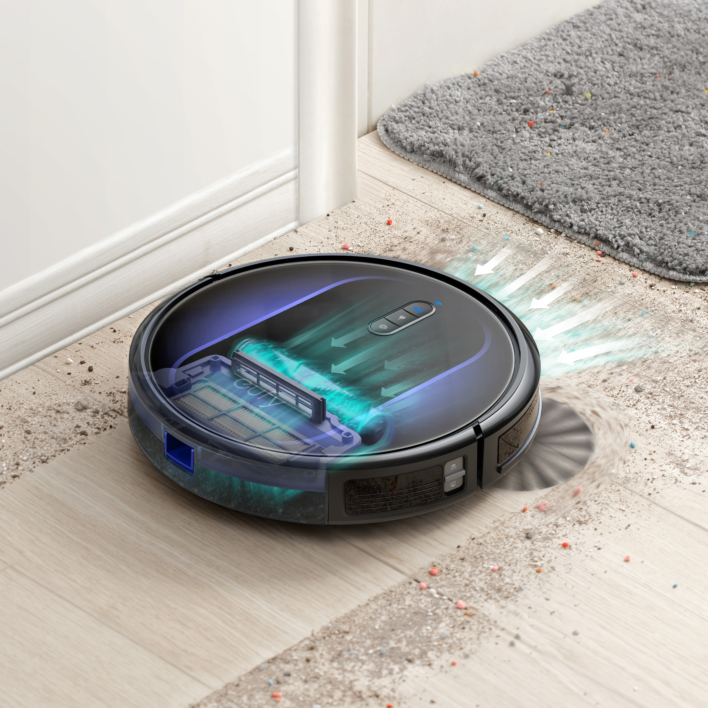 eufy Clean by Anker RoboVac G32 Pro Robot Vacuum with Home Mapping, 2000 Pa Strong Suction, Wi-Fi enabled, Ideal for Carpets, Hardwood Floors, and Pet Owners, Supports Only 2.4Ghz Wi-Fi - image 7 of 15