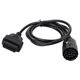 thumbnail image 2 of Cable Adaptador OBD2 Para Motocicleta, Grabación con GPS, Superposiciónica del Acelerador, 10 Pines A 16 Pines, ABS + Metal, Negro, 22 AWG, 59 ", 175 g, Confleta compatible con Motocleta, 2 of 7