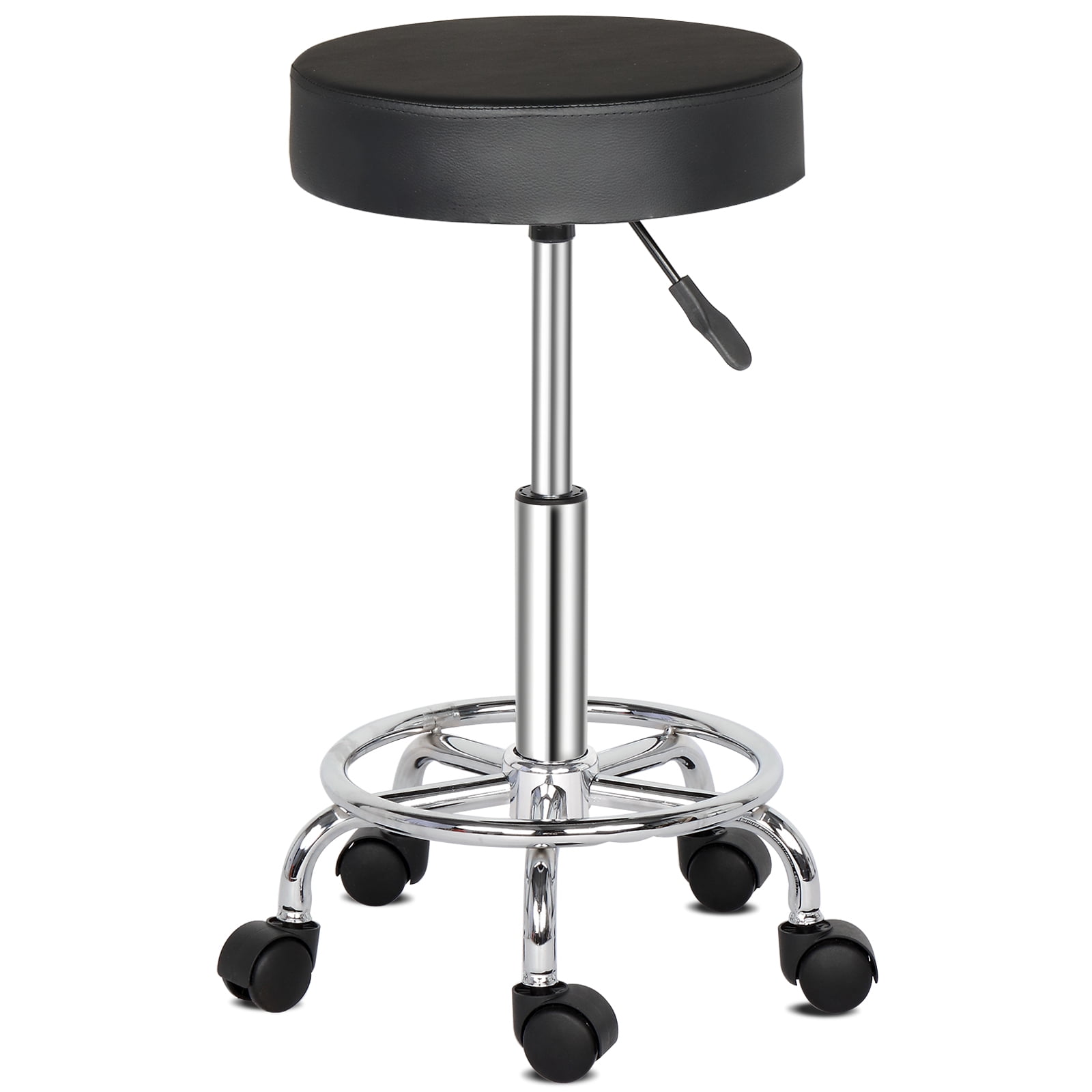 Ktaxon Office Salon Stool Chair with Backrest, Adjustable