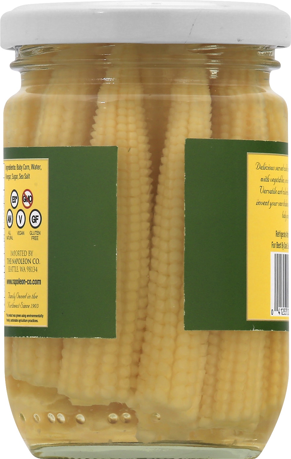 Napoleon Pickled Baby Corn 7.5 oz (Pack Of 12)