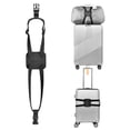 thumbnail image 1 of Luggage Straps Bag Bungees for Add a Bag Easy to Travel Suitcase Elastic Strap Belt High Elastic Suitcase Adjustable Belt Bag Bungees with Buckles Black Black, 1 of 1