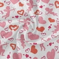 thumbnail image 2 of Dreamtimes Valentine's Day Round Tablecloth,Cute Cupids Love Hearts Arrow Round Table Cloth Water Resistant Spill Proof Large Table Cover for Valentine's Day Romantic Dinner Decorate 60", 2 of 7