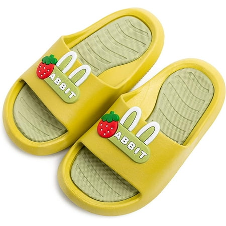 

Toddler Little Kids Summer Sandals Non-Slip Boy Girl Slide Lightweight Beach Water Shoes Shower Pool Slippers