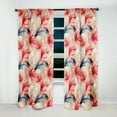 thumbnail image 2 of Designart "Whispering Tropics I" Tropical Room Darkening Curtain Panel, 2 of 6