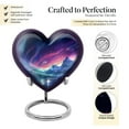 thumbnail image 3 of Winter's Cremation Urns For Adult Ashes - Urns For Human Ashes Adult Female Mom - Heart Urn For Human Ashes - Funeral Urns For Adult Ashes Men - Mini Urns For Ashes Adult Set Of 4 (Size - 3inch, 4pcs), 3 of 5