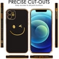 thumbnail image 2 of Designed for iPhone 13Pro Case - Soft TPU Phone Case with A Smiley Face Print Pattern Camera Lens Protection and Raised Reinforced Corners Bumper for iPhone 13Pro, 2 of 5