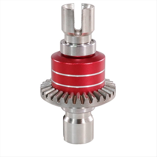 Para Go 1/16 16207 H16BM-PL 1/14 14210 H14BM 14301-02-03 Piezas para Coches RC Engranaje Diferencial Delantero y Trasero Rojo