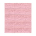 thumbnail image 2 of WHEANG Wall Decor New PE Foam 3D DIY Wall Decor Embossed Brick Stone Color Tile Splicing, 2 of 4