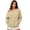 Beige, variant on XINXIAOO Boatneck Sweatshirts for Women Pullover Hooded Y2k Clothes Long Sleeves Vintage Fall Clothes