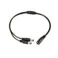 thumbnail image 1 of 1 Hembra a 2 Macho 5,5mm x 2,1mm DC Alimentación Divisor Cable para CCTV Cámaras, 1 of 5