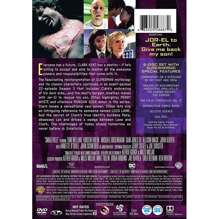 Smallville: The Complete Third Season (DVD) - Walmart.com