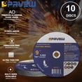 thumbnail image 4 of Cut Off Wheels PRVEW de 9 pulgadas, paquete de 10 unidades, para amoladora angular, 4 of 7