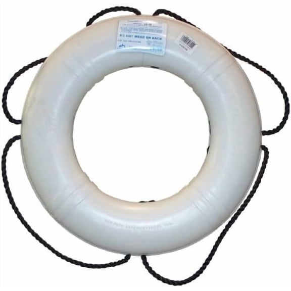   Inc. USCG Approved Dolphin Life Ring Buoy (White, 24-Inch)$$Watercraft