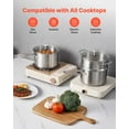 thumbnail image 5 of VEVOR 2.5 QT Saucepan with Steamer, Stainless Steel Saucepan with Glass Lid, Multipurpose Nonstick Stainless Steel Sauce Pot with Ergonomic Handle, Friendly for Oven, Dishwasher, Induction Cooker, 5 of 9