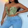 thumbnail image 4 of Floral Tube Tops for Women  Sleeveless and Off Shoulder Design, 4 of 9