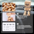thumbnail image 5 of Shaking Wooden Man Figurine, Shaking  Woodens Doll with 12 count  Expressions,  Shaking  Wooden  Dashboard Decorations, Creative  Desktop Decor, 5 of 6