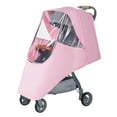 thumbnail image 1 of CreativeArrowy Baby stroller rain cover universal baby stroller transparent breathable warm rain and windproof cover, 1 of 8
