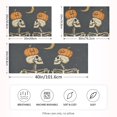 thumbnail image 2 of Yayeee Pillowcase Standard Size Set of 2 Satin Wrinkle Resistant Pillow Case, Halloween Skeletons, 2 of 7