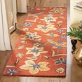 thumbnail image 3 of SAFAVIEH Blossom Mindy Floral Flowers Wool Area Rug, Rust/Multi, 2'6" x 4', 3 of 10