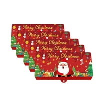 Cheapark Christmas Red Envelope Set - 10 Cards with 5pc/10pc Surprise Money Box, Holiday Gift Storage for Christmas Party Decor