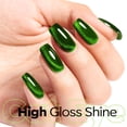 thumbnail image 5 of modelones Cat Eye Gel Nail Polish Green Gel Polish Jelly Glass with Magnet Holographic Glitter Shimmer Translucent Sheer Color Magnetic Nail Polish Top Coat Salon DIY at Home 15 ML, 5 of 8