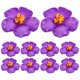 thumbnail image 3 of KAKOWELY 10 flores de hibisco artificiales: decoraciones hawaianas tropicales para fiestas de verano y eventos en interiores y exteriores - Flores de hibisco artificiales, 3 of 4