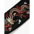 thumbnail image 6 of Niepce Inc Japanese Streetwear Black Dragon Emboridered Men's Graphic Hoodie, 6 of 7