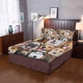 thumbnail image 4 of ZHANZZK 3 Piece Bedding Set Dogs Twin Size Duvet Cover with 2 Pillowcase for Home Bedding Room Decoration, 4 of 5