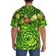 thumbnail image 3 of Fotbe Cactus And Succulents Camisa Estampada de Manga Corta para Hombre, Casual de Verano, Estilo Playero, Sin Arrugas-Small, 3 of 5