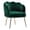 Green, variant on Sumdeal Modern Velvet Accent Barrel Chairs for Living Room,Shell Shape Chairs Comfy Upholstered Vanity Chairs Dining Chairs with Golden Metal Legs Desk Chair Makeup Chairs for Bedroom (Cream White)