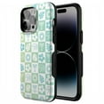 thumbnail image 2 of Casely iPhone 14 Pro Max Case | Coastal Checkers | Pura Vida Floral | Compatible with MagSafe | Bold Protective Design, 2 of 9
