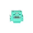 thumbnail image 1 of CableWholesale.com CAT6 Keystone Insert Jack - Modular insert - CAT 6 - RJ-45 - green, 1 of 4