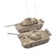 thumbnail image 5 of 2 piezas, escala 1:72, modelo de tanque pesado, tanque ligero, juguete, tanques en miniatura para niños amarillo, 5 of 9