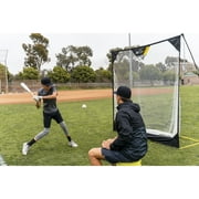 sklz swickster softball and baseball Practice net 7x7 ، خفيفة الوزن ومحمولة