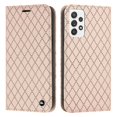 thumbnail image 1 of compatible Samsung Galaxy A53 5G Case, PU Leather Flip Cover Magnetic Closure Wallet Card Slots Stand Case Lattice Design Cheap and fine, 1 of 5