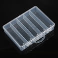 thumbnail image 4 of 5 Compartment Fishing Bait Lure Hooks Box Bait Storage Case Fishing Tool Tackle Organizer Sorting Box, 4 of 6